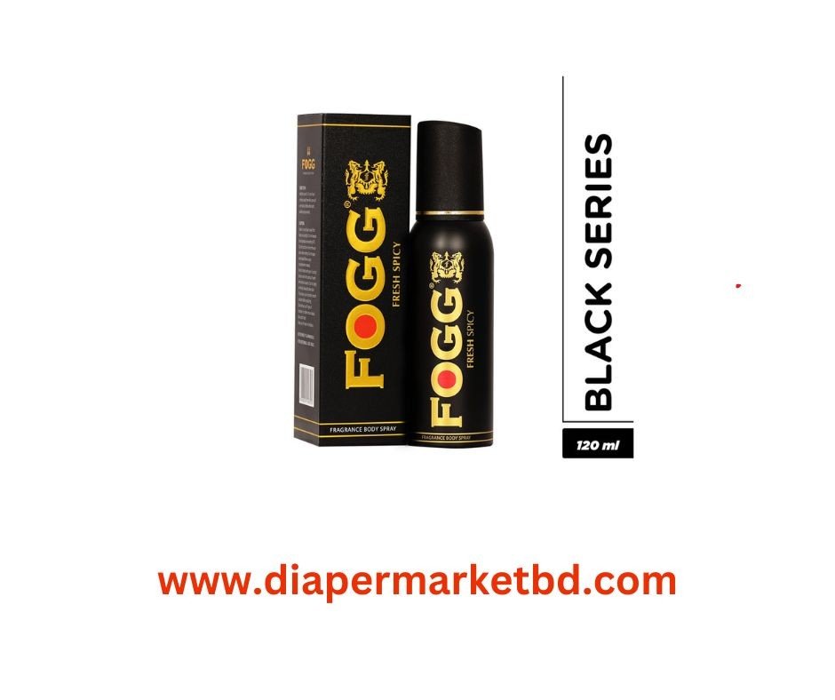 Fogg Black Men Body Spray Spicy 120ml Diaper Market Bangladesh