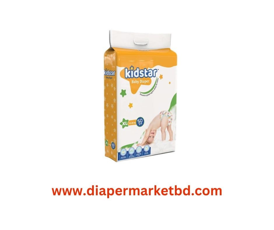 Kidstar Baby Diaper Extra Large (12-25)kg 50pcs