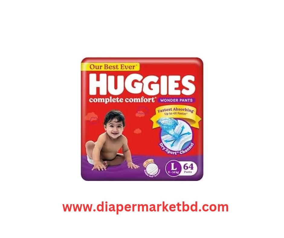 Huggies Wonder Pants L 64 Pcs (9–14 Kg) Complete Comfort