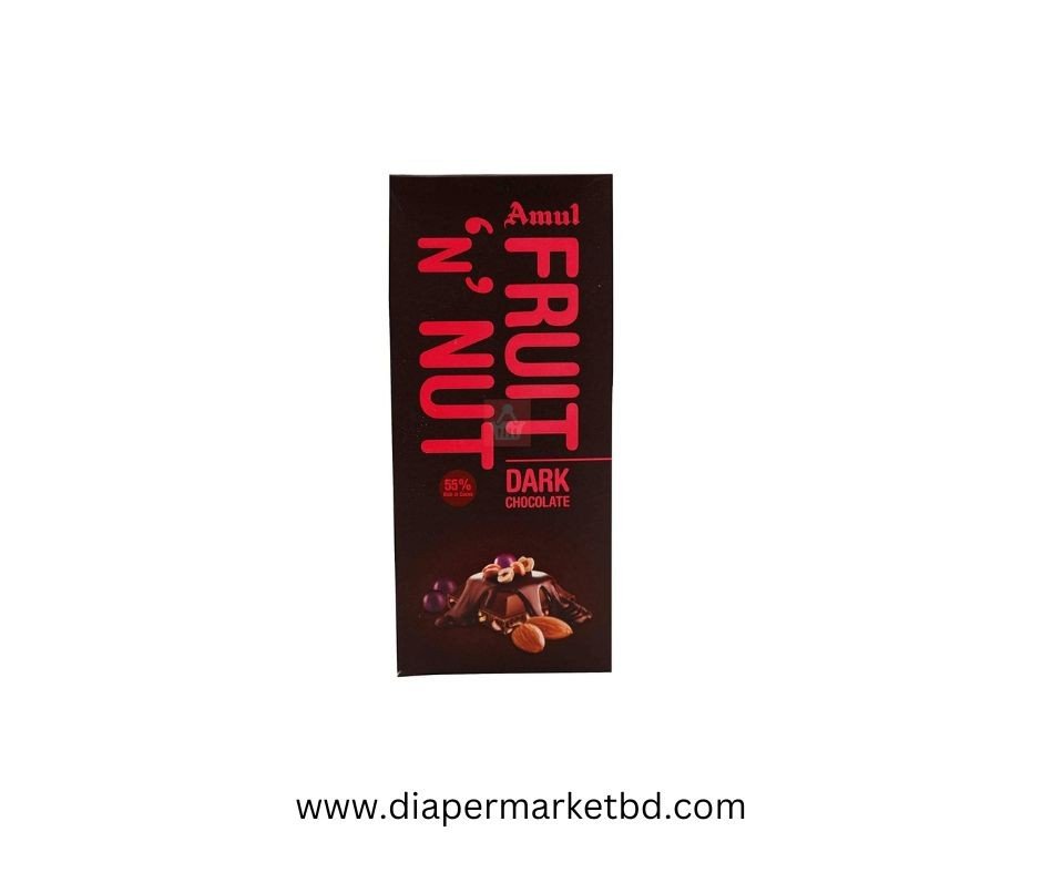 Amul Dark Chocolate Fruit N Nut Bar 150 gm