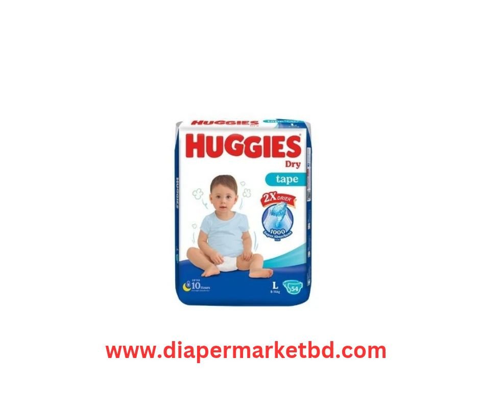 Huggies Dry Belt Diaper Large 9–14 Kg 54 Pcs