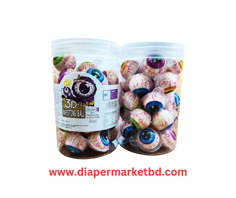 Sweet Ocean 3D Bursting Eye Fruit Punch Candy (240x240)gm Combo