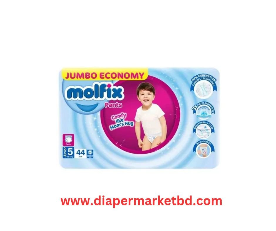 Molfix Pant Diaper Junior (12-17 Kg) 44 Pcs Pack