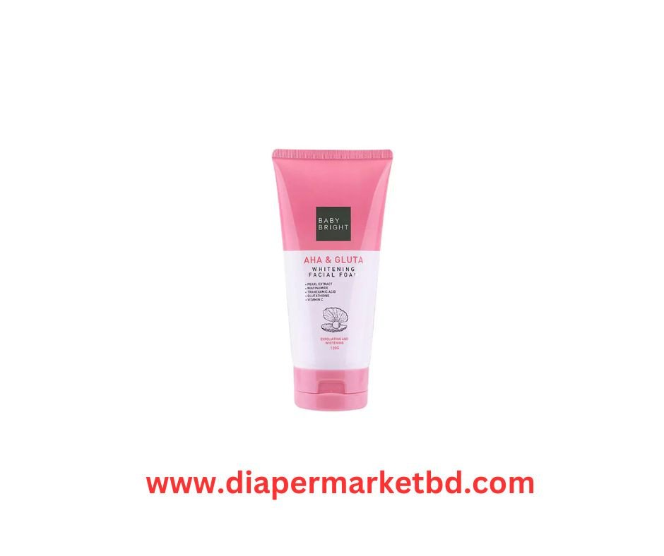 BABY BRIGHT AHA Gluta Whitening Facial Foam 120 gm