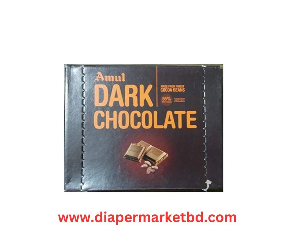 Amul Dark Chocolate Bar (40x20P) 800 gm