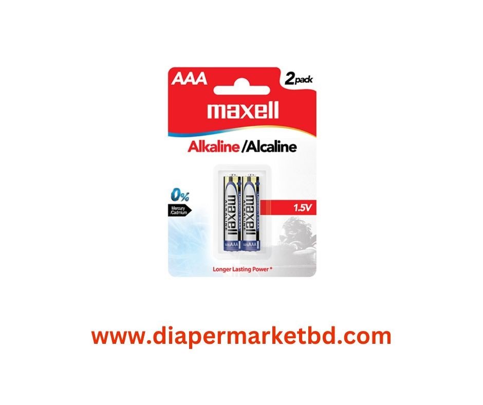 Maxell Alkaline Battery AAA 2 Pcs