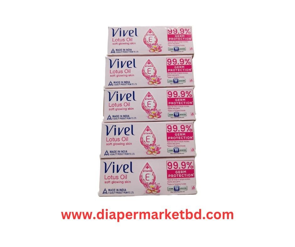 Vivel Lotus Oil Bathing Bar (100x5)gm Indian