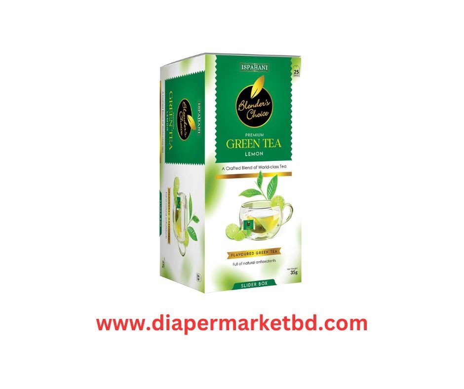 Ispahani Blender's choice Premium Green tea (Lemon) 35gm