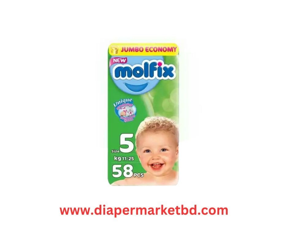 Molfix Belt Diaper Jumbo Junior (11-18 kg 58 Pcs
