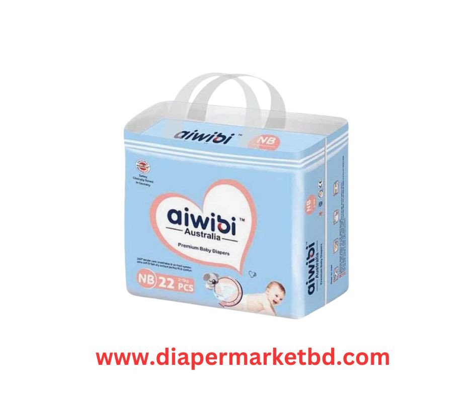 Aiwibi Australian Premium Baby Diaper Newborn Belt 0-5 Kg 22 Pcs
