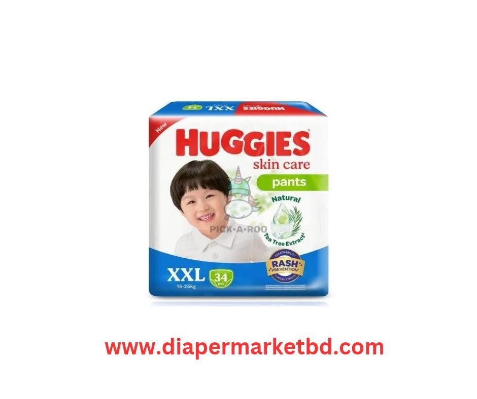 Huggies Skin Care Pant XXL 15–25 Kg 34 Pcs