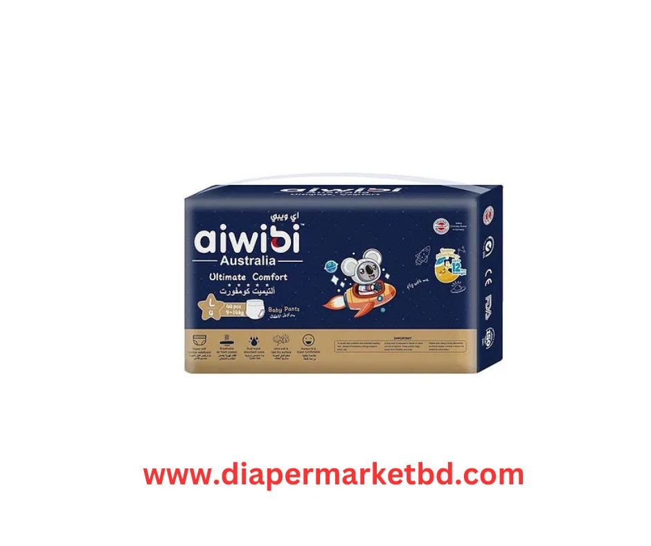 Aiwibi Ultimate Comfort Pant System L Size 9-14 Kg 44 Pcs
