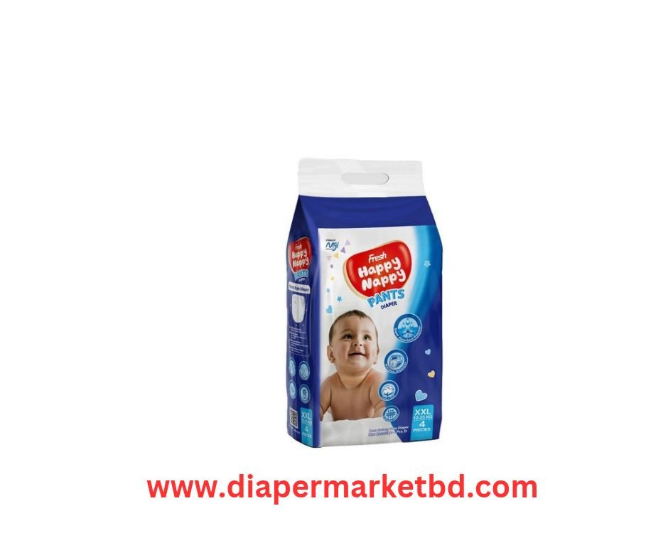 Fresh Happy Nappy Pant Diaper XXL 12–25 Kg 4 Pcs