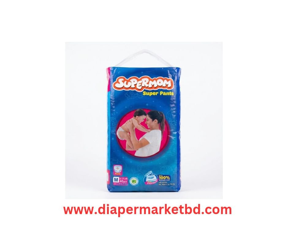 Supermom Baby Pant Diaper M 6–12 Kg 40 Pcs