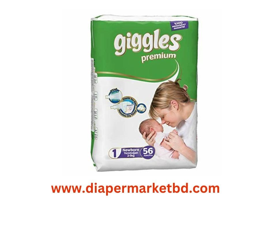 Giggles Premium Eco Pack Newborn (2-5kg) 56pcs