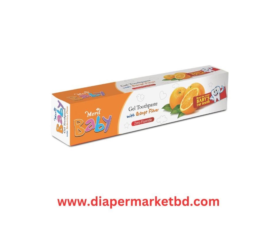 Meril Orange Gel Toothpaste For Baby 45g