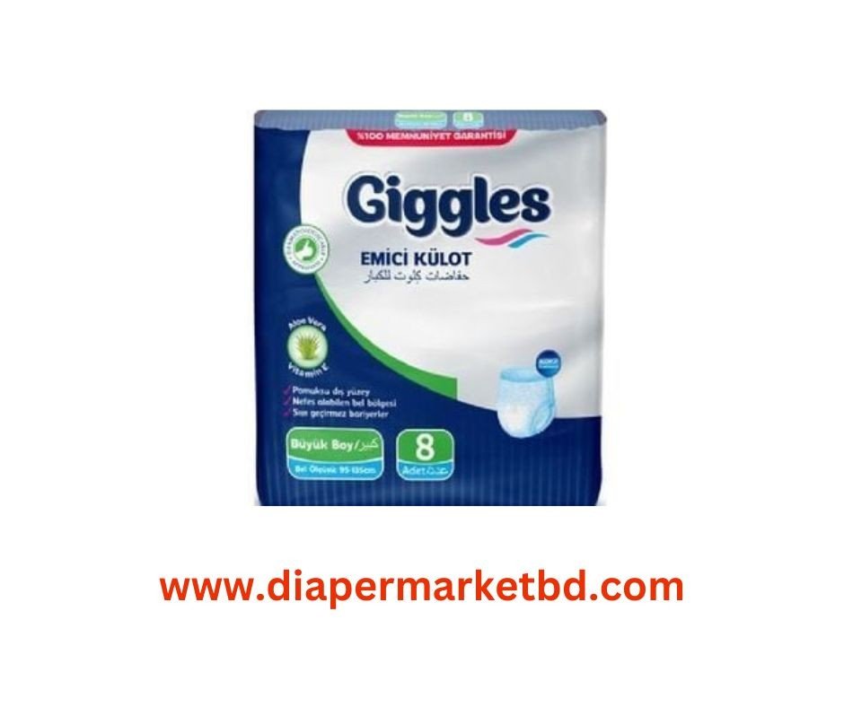 Giggles Adult Pants L Size 8 Pcs