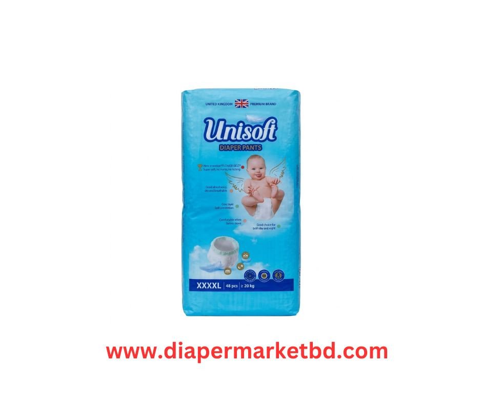 Unisoft Baby Pant Diaper XXXXL Size 20+ Kg 48 Pcs Pack
