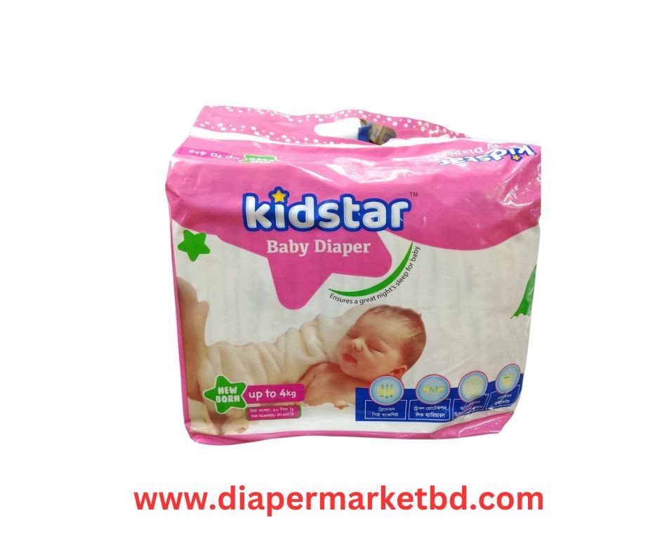 Kidstar Baby Diaper New Born (0-4)kg 20 pcs