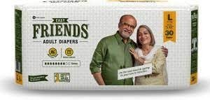 Friends Adult Diaper L Size 30 Pcs