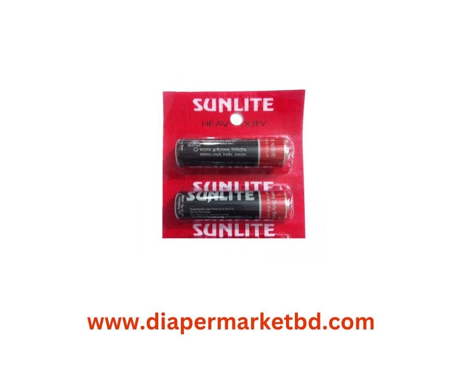 Sunlite AA Battery UM-3 Heavy Duty 2 Pcs