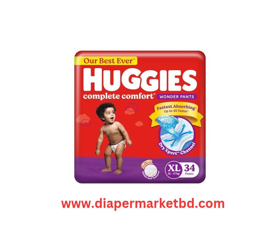 Huggies Wonder Pants XL 34 Pcs (12–17 Kg) Complete Comfort