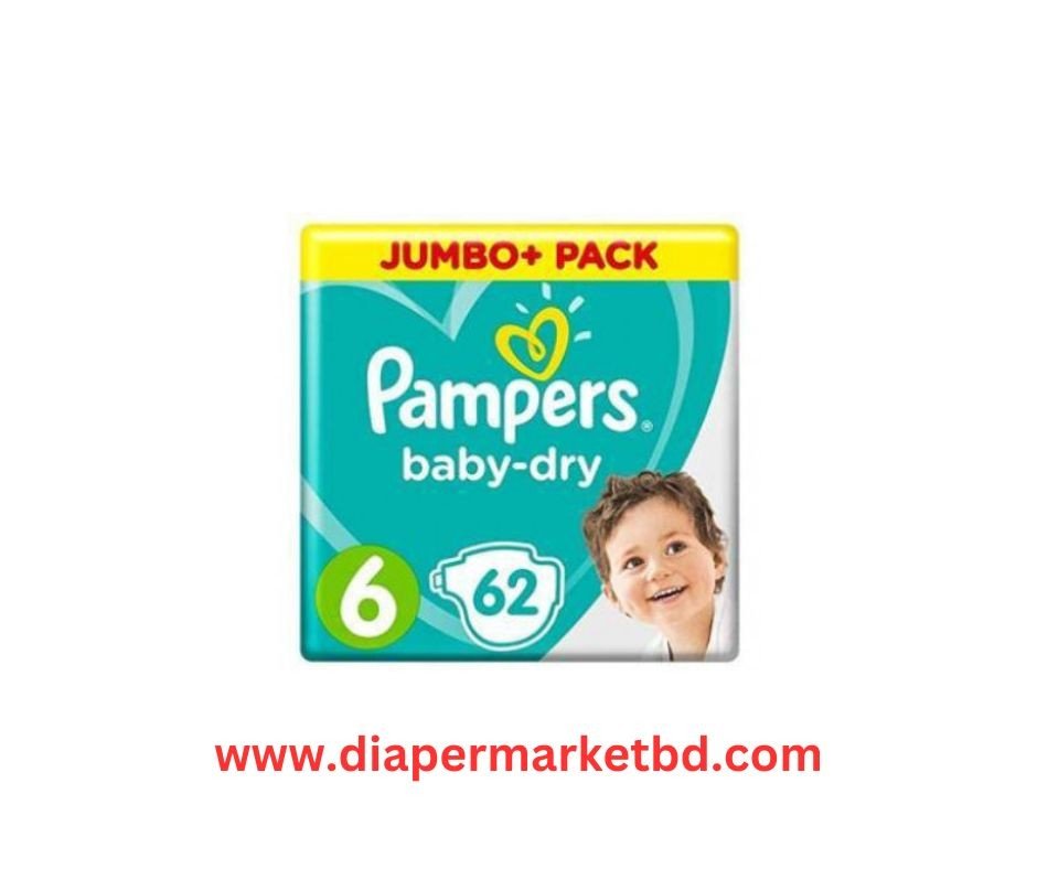 Pampers Baby-Dry 6 Size 62 Pcs (13-18) kg UK Origin