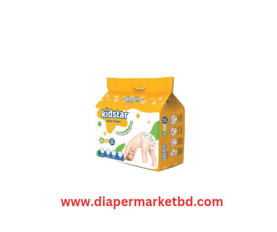 Kidstar Baby Diaper Extra Large (XL) 12–25 Kg 22 Pcs