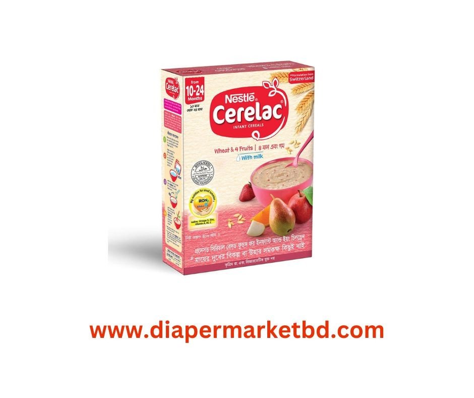 Cerelac Stage 3 Wheat & 4 Fruits with Milk 400 gm