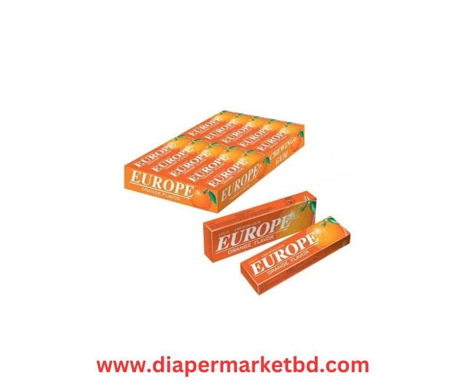 Europe Orange Flavor Chewing Gum 1 Box