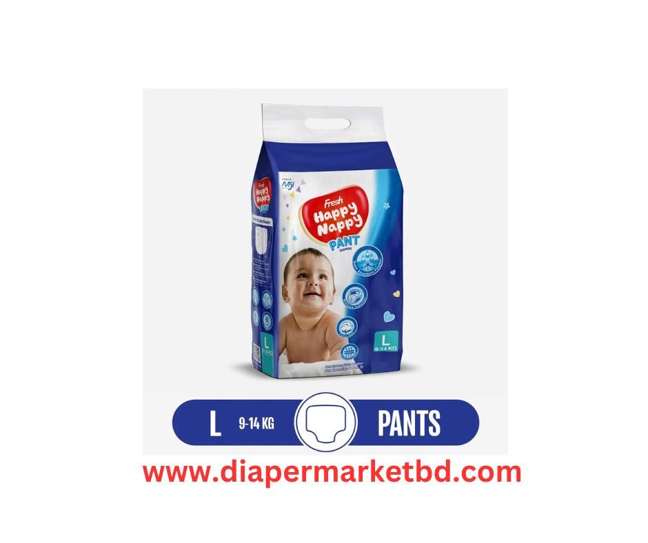 Fresh Happy Nappy Pant Diaper 9-14 Kg L Size 5 Pcs
