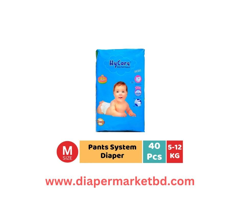 HiCare Baby Diaper M size Pant 40 Pcs Pack