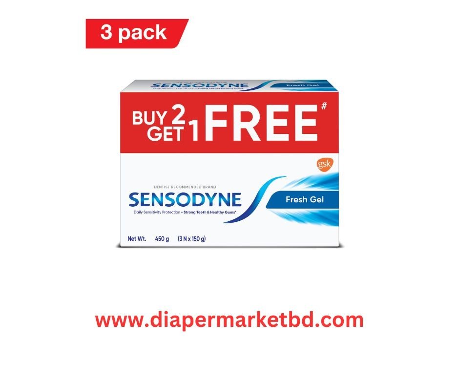 Sensodyne Fresh Gel Tooth paste 150gm Buy 2 Get 1 Free
