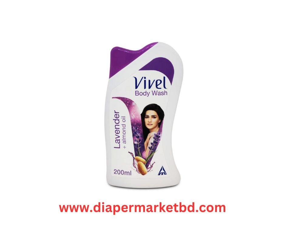 Vivel Body Wash Lavender Almond Oil 200 ml Indian