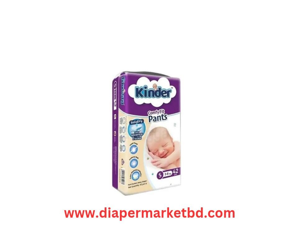 Kinder Baby Pant Diaper Small (S) 3–8 Kg 42 Pcs Pack