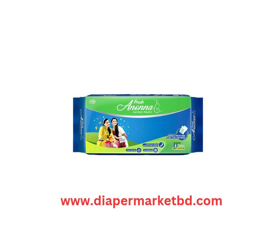 Fresh Anonna Sanitary Napkin (Belt System) 8 Pads