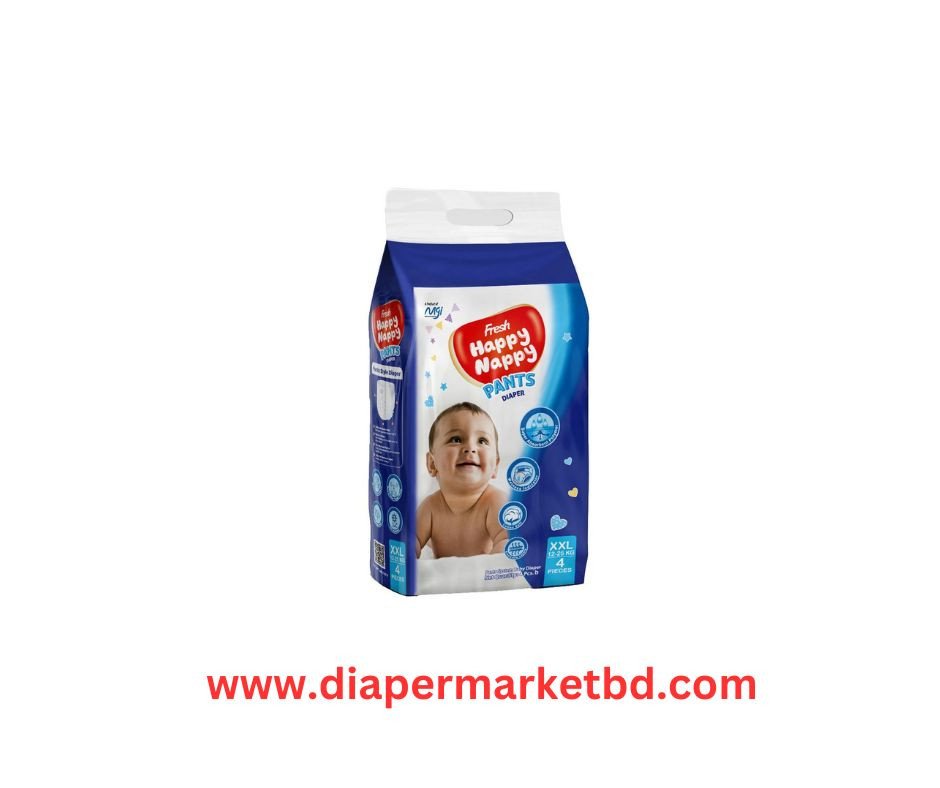 Fresh Happy Nappy Pant Diaper 12-25 Kg XXL Size 4 Pcs