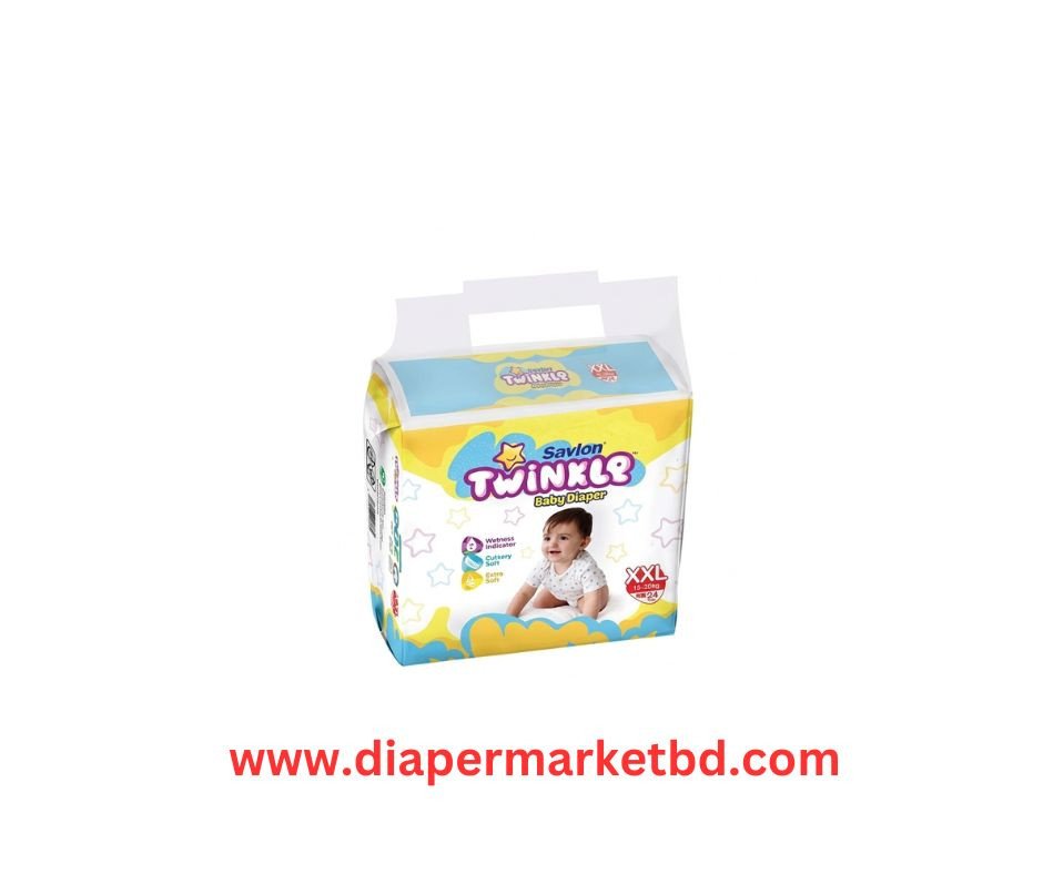 Savlon Twinkle Baby Belt Diaper XXL 24 Pcs (15–30 kg)