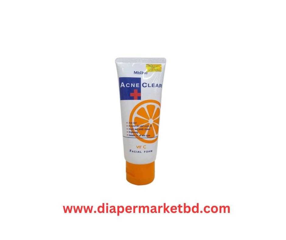 Mistine Acne Clear Facial Foam Vitamin C Face Wash 85g