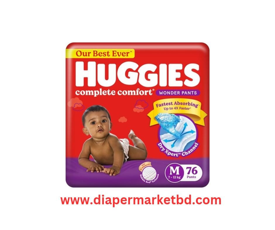 Huggies Wonder Pants M 76 Pcs (7–12 Kg) Complete Comfort