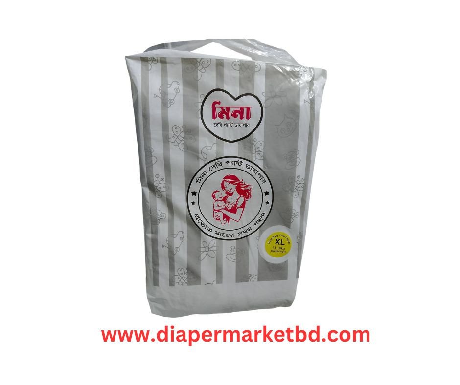 Mina Baby Diaper Pant XL Size 50 Pcs Pack