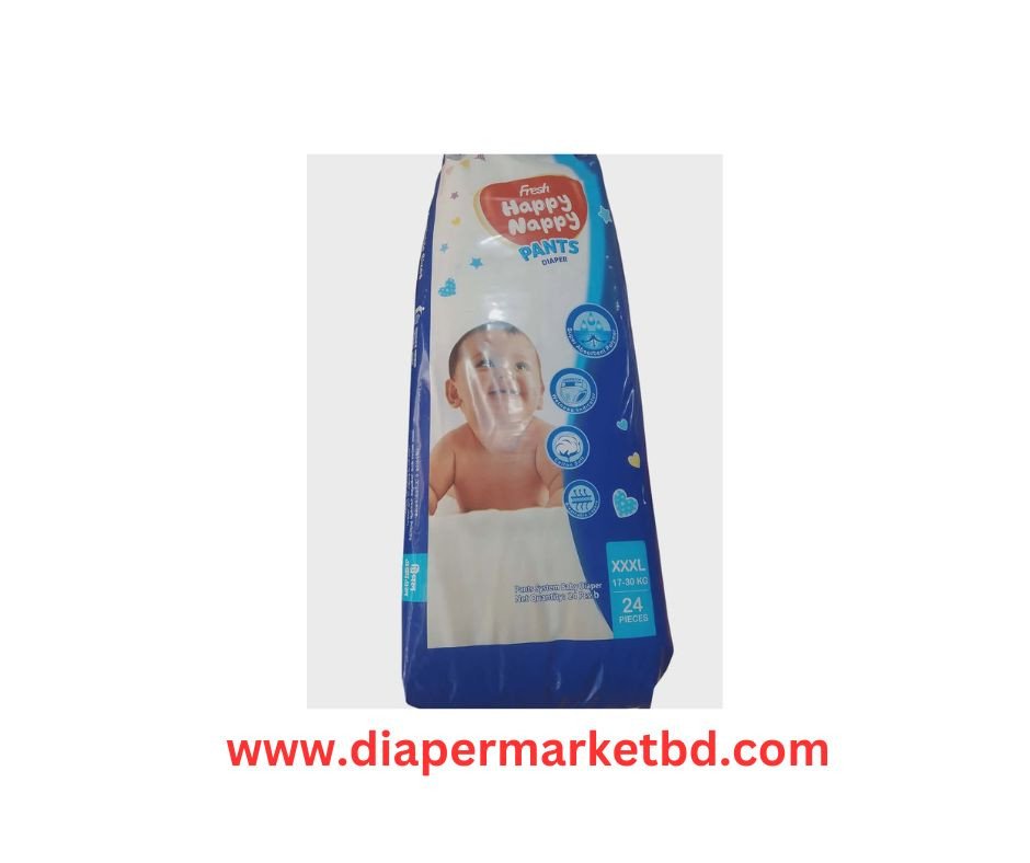 Fresh Happy Nappy Pant Diaper XXXL Size 24 Pcs