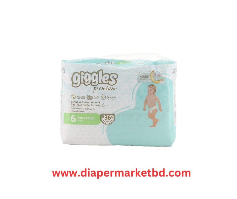 Giggles Eco Pack Extra Large (15-30) Kg 36 Pcs