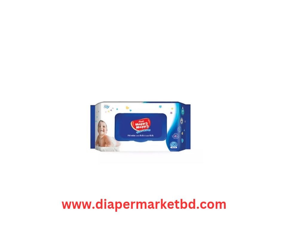 Fresh Happy Nappy Wet Wipes 120 Pcs
