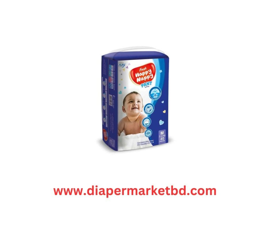 Fresh Happy Nappy Pant Diaper 7-12 KG M Size 40 Pcs
