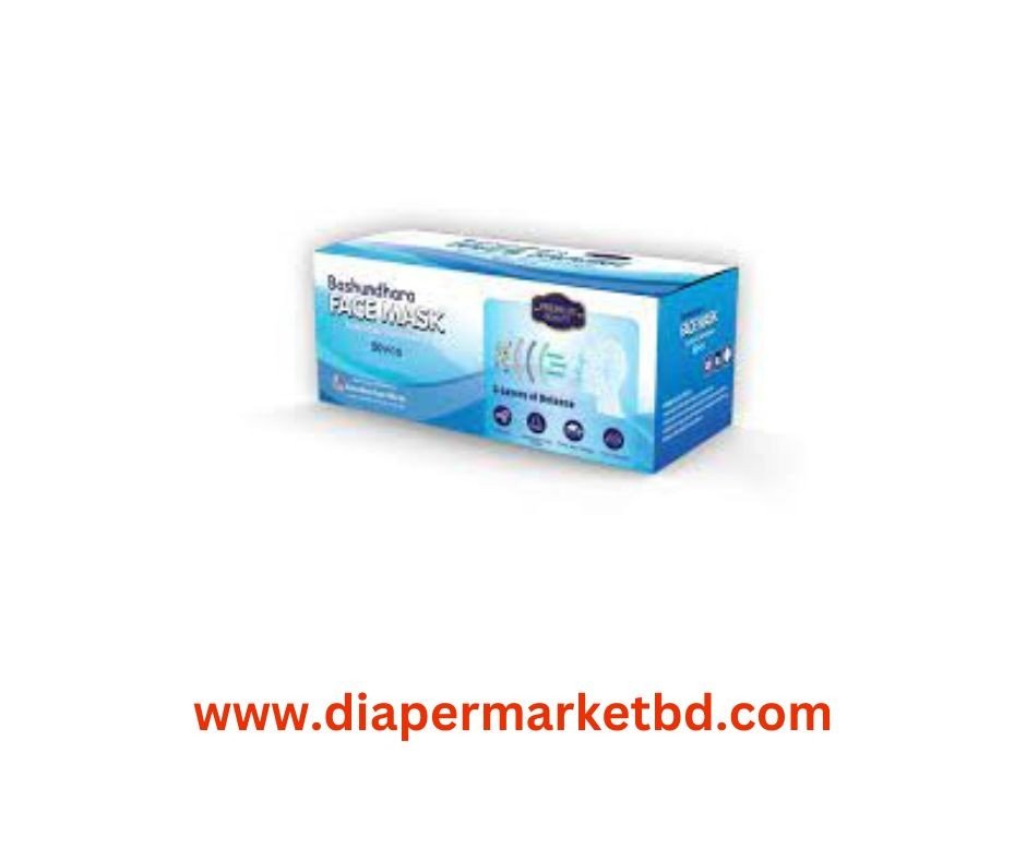 Bashundhara Surgical Disposable Face Mask 50 Pcs