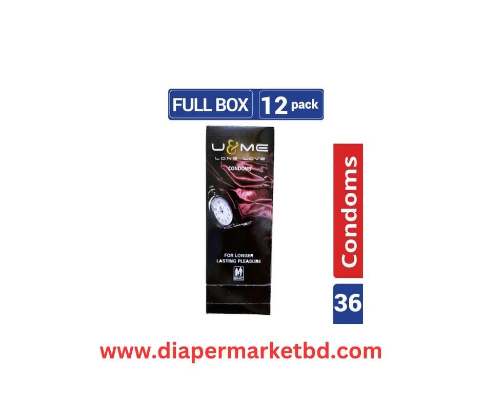 U&ME Long Love for Longer Lasting Pleasure Condom Full Box