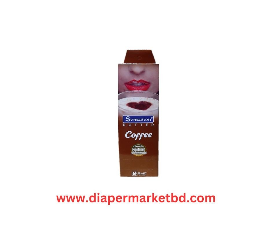 Sensation Dotted Coffee Condom Full Box (3x12)36 Pcs