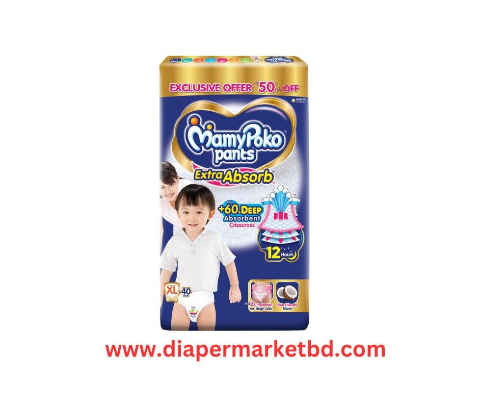 MamyPoko Pant Diaper XL Size (12 - 17 kg) 40 Pcs