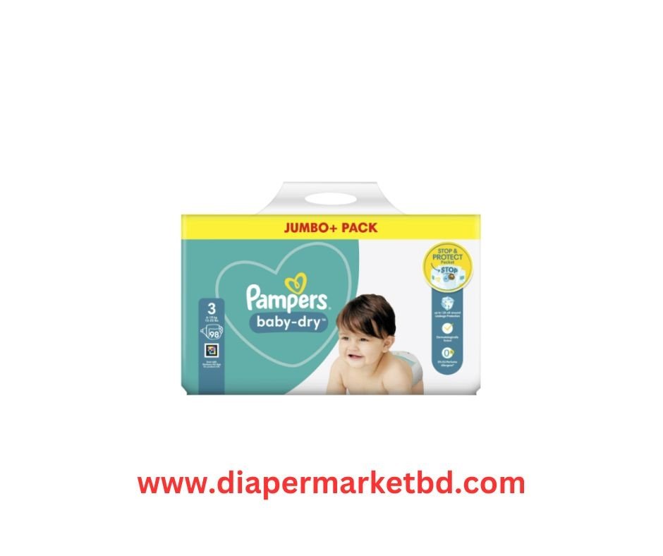 Pampers Baby-Dry 3 Size 98 Pcs (6-10) kg UK Origin